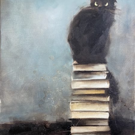 painting the keeper of knowledge by igor shulman original -