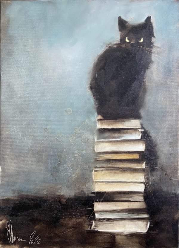 Oil Painting The Keeper of Knowledge by Igor Shulman