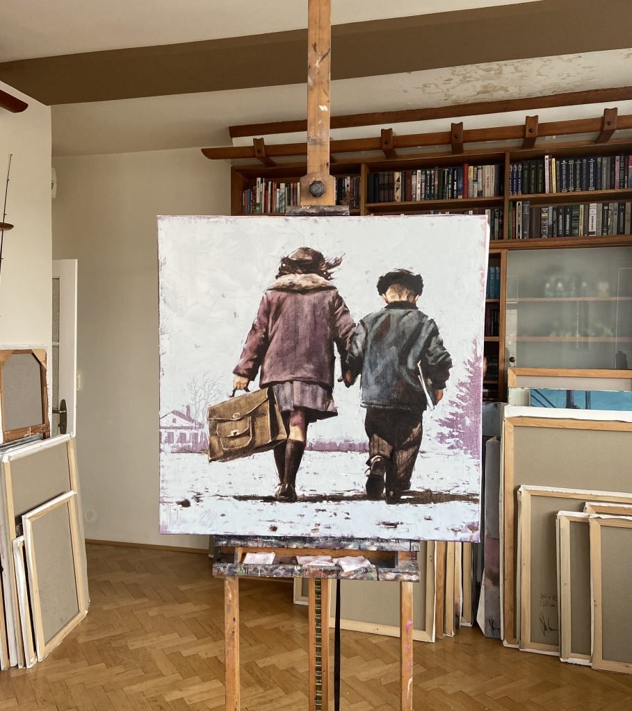 Oil Painting Big Sister by Igor Shulman