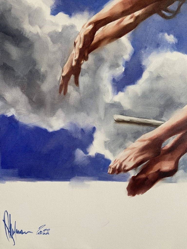 Oil Painting Accident by Igor Shulman