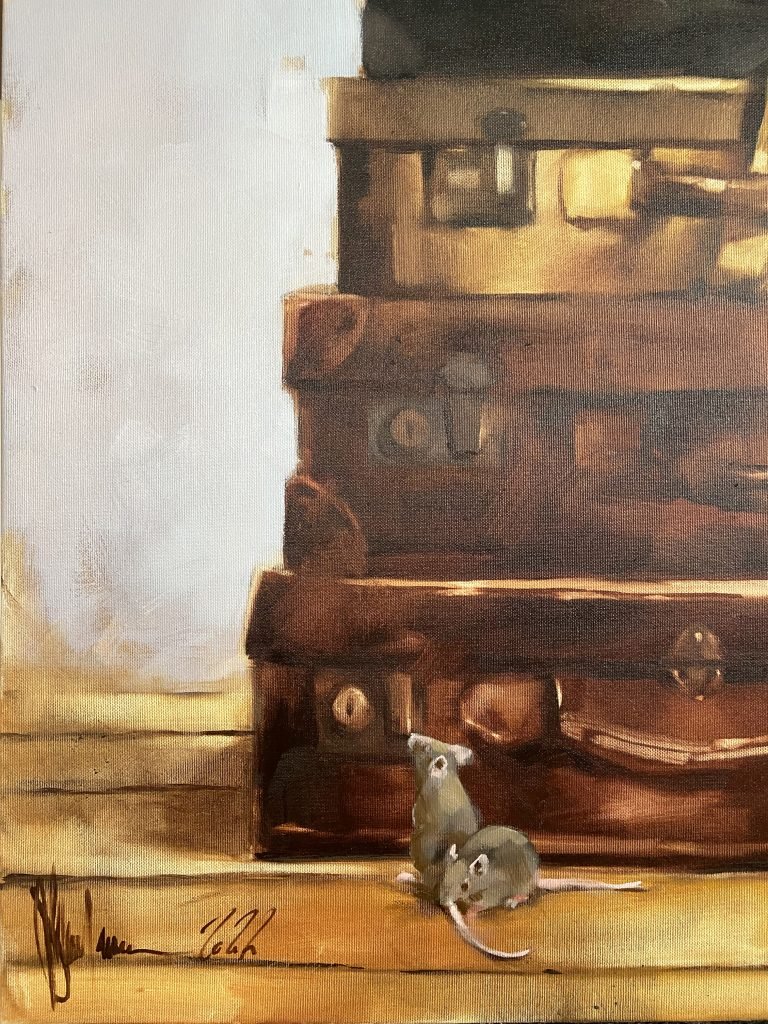 Oil Painting Retro Still Life by Igor Shulman