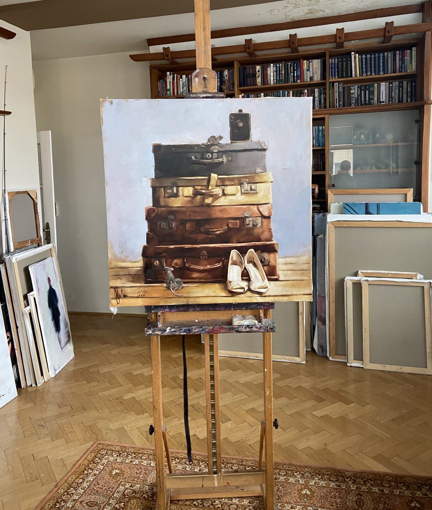 Oil Painting Retro Still Life by Igor Shulman