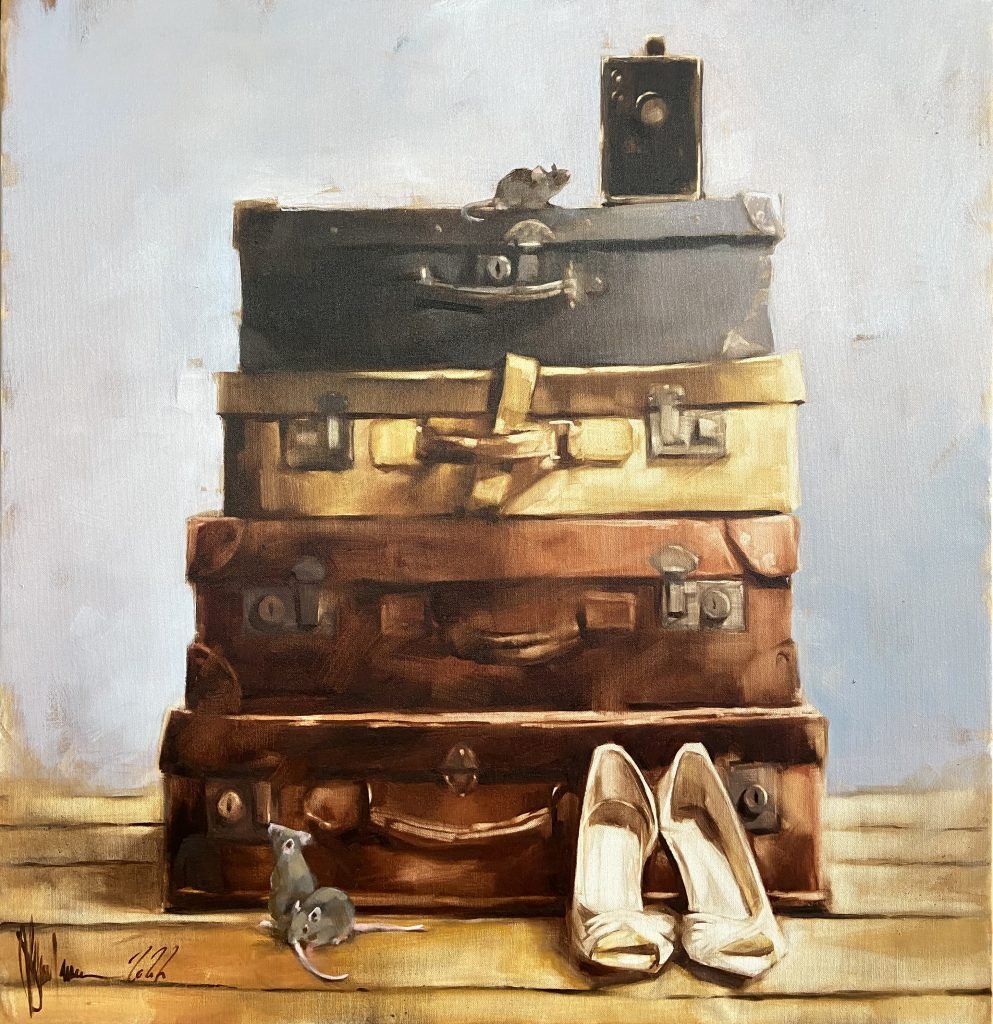 Oil Painting Retro Still Life by Igor Shulman