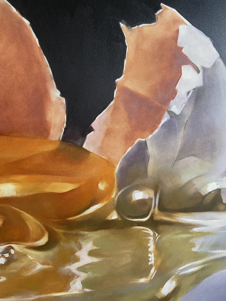 Oil Painting The frailty of being by Igor Shulman