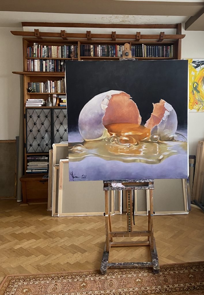 Oil Painting The frailty of being by Igor Shulman