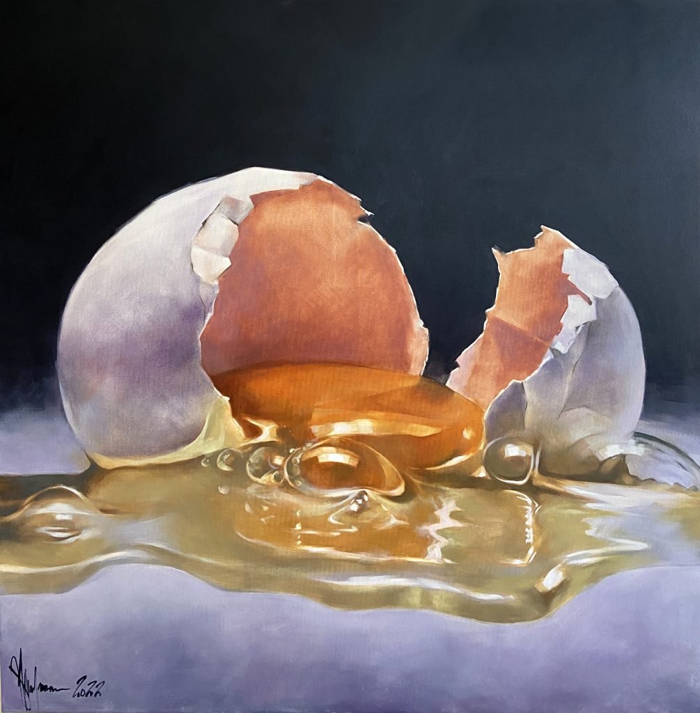 Oil Painting The frailty of being by Igor Shulman