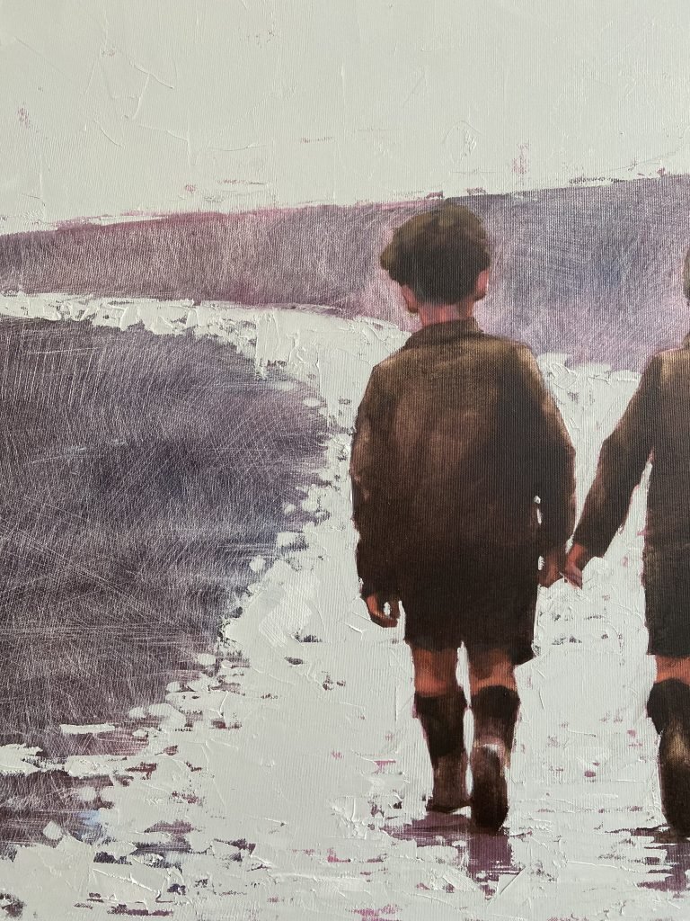 Walk Oil Painting by Igor Shulman