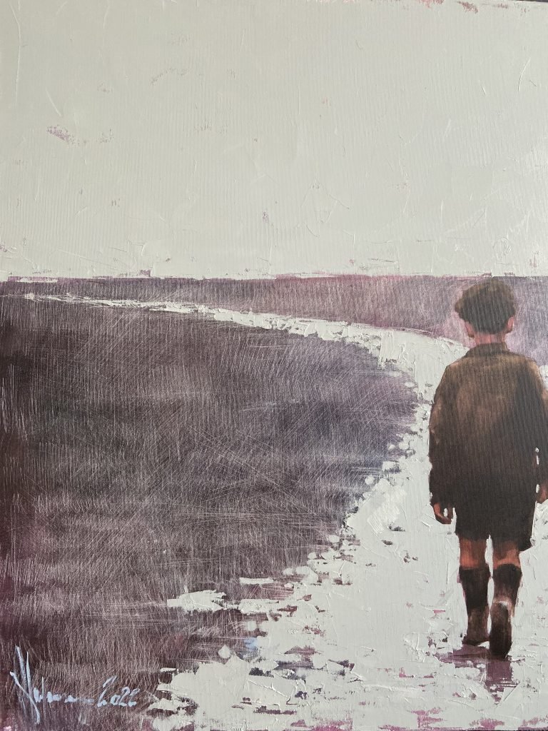 Walk Oil Painting by Igor Shulman