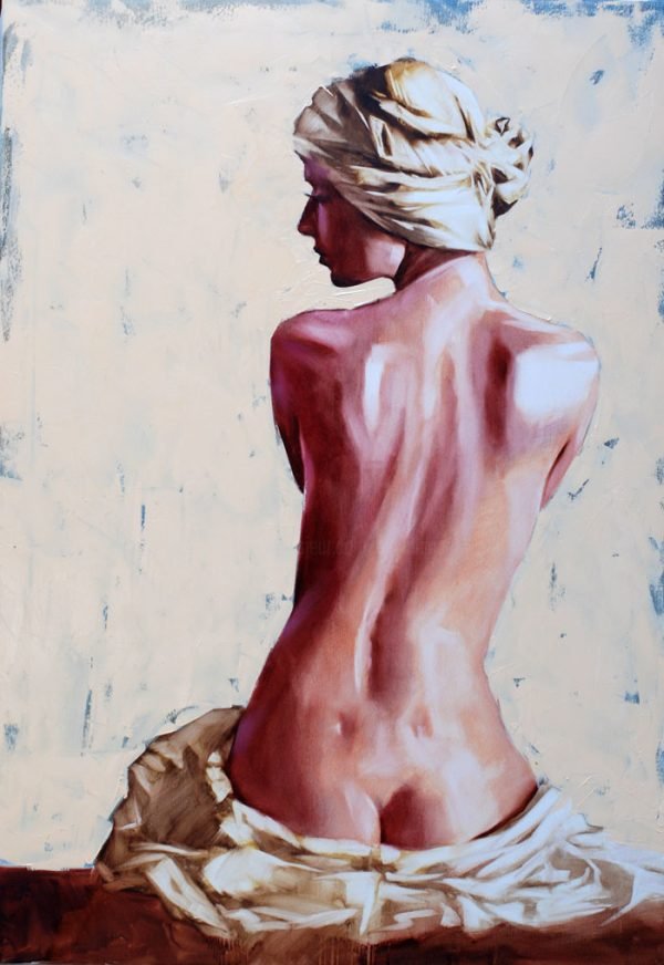 Sauna (2012) Oil on Canvas 100x70 cm