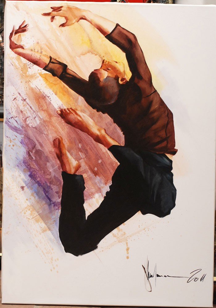 Ballet Oil Painting by Igor Shulman
