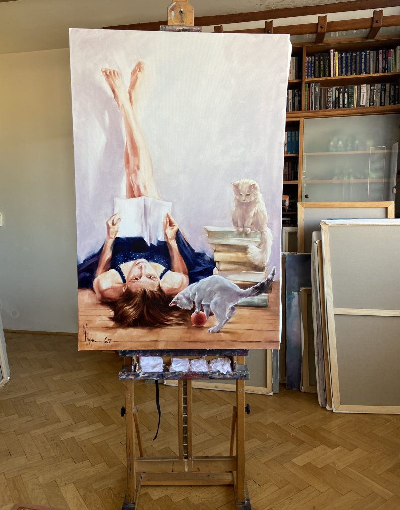 Oil Painting A Carefree World by Igor Shulman