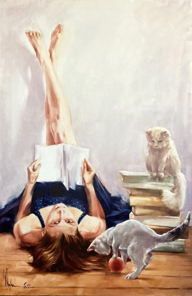 Oil Painting A Carefree World by Igor Shulman