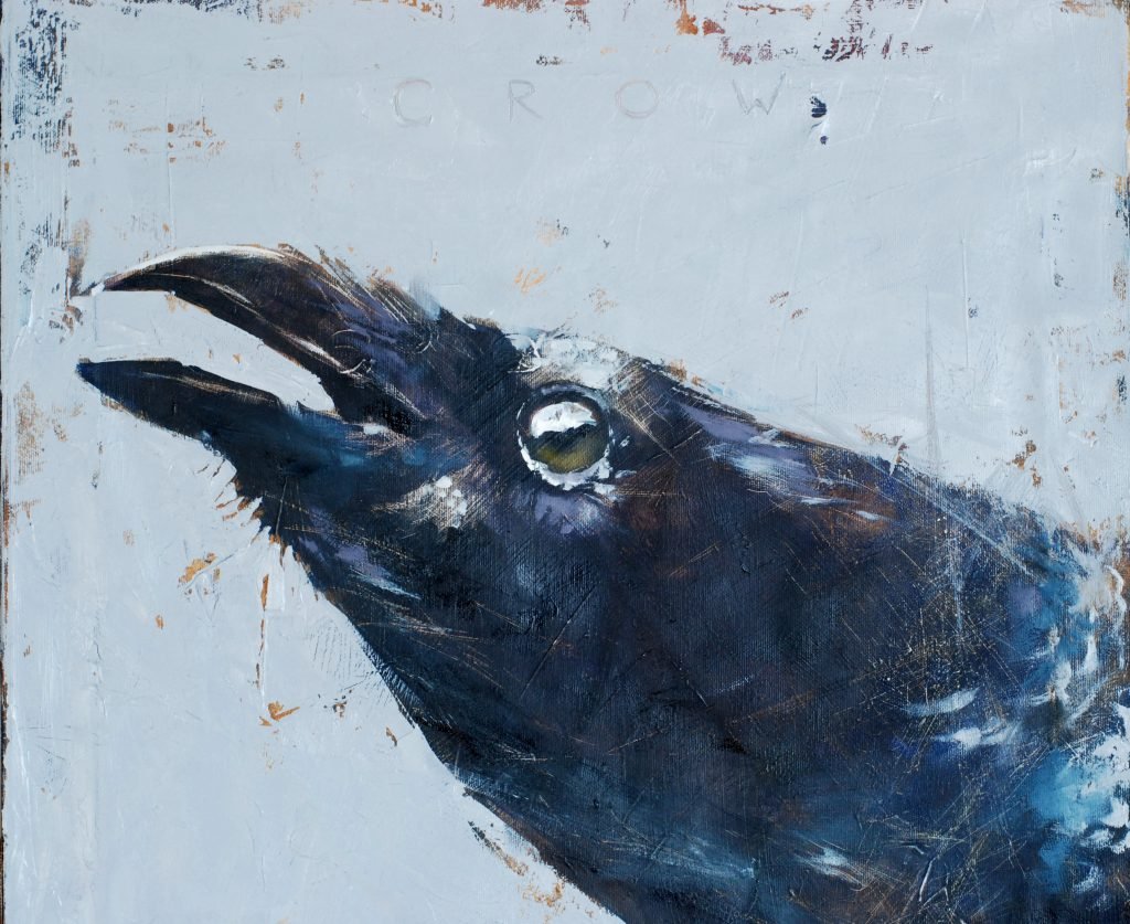 Oil Painting CROW (2019) Igor Shulman