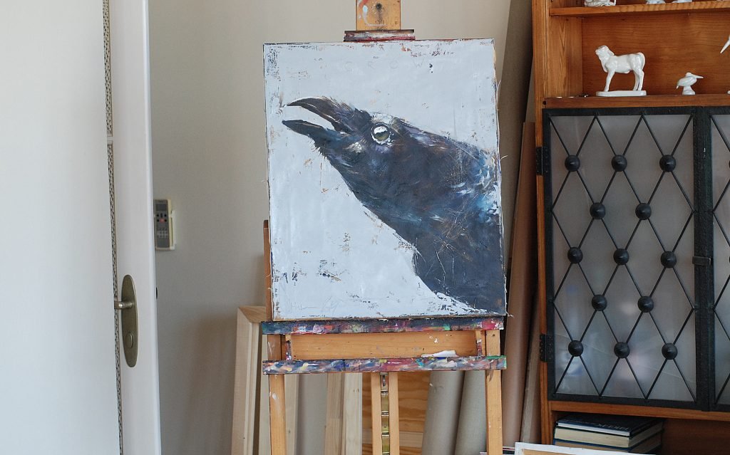Oil Painting CROW (2019) Igor Shulman