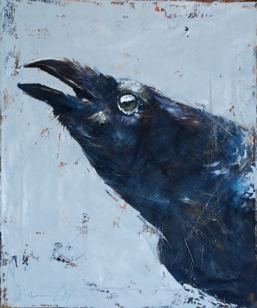 Oil Painting CROW (2019) Igor Shulman