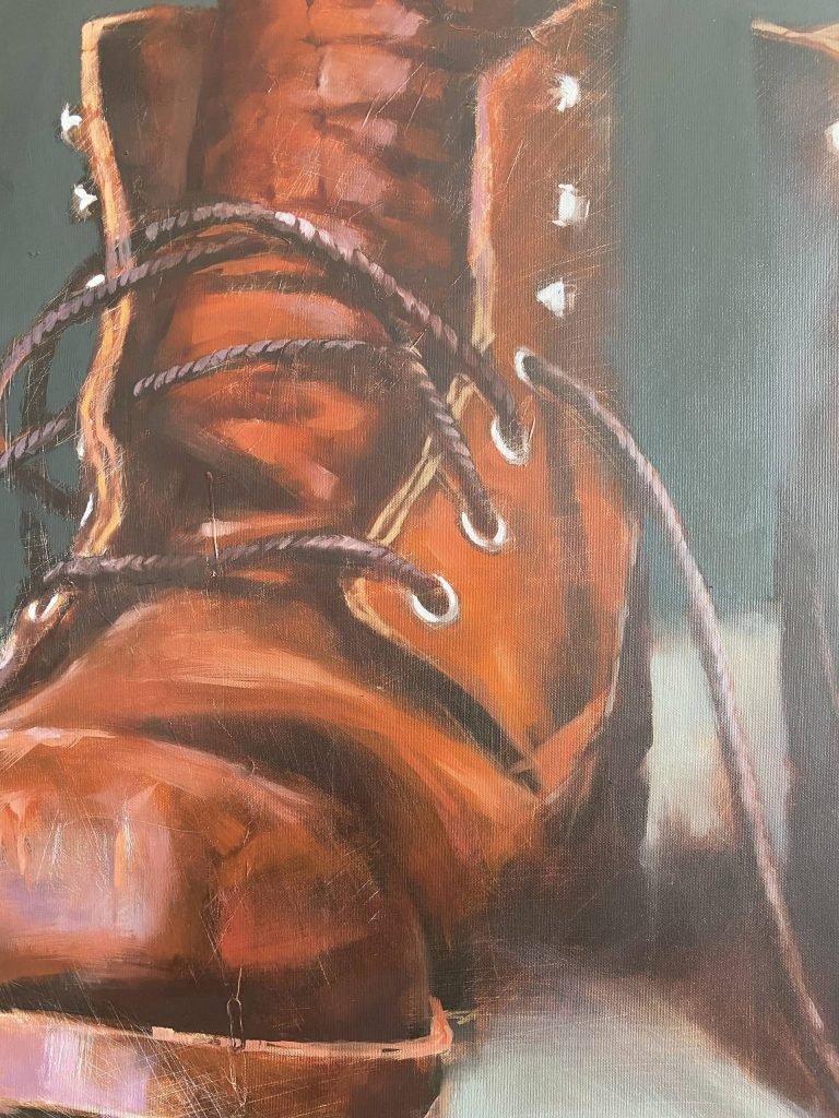Oil Painting Just Shoes by Igor Shulman