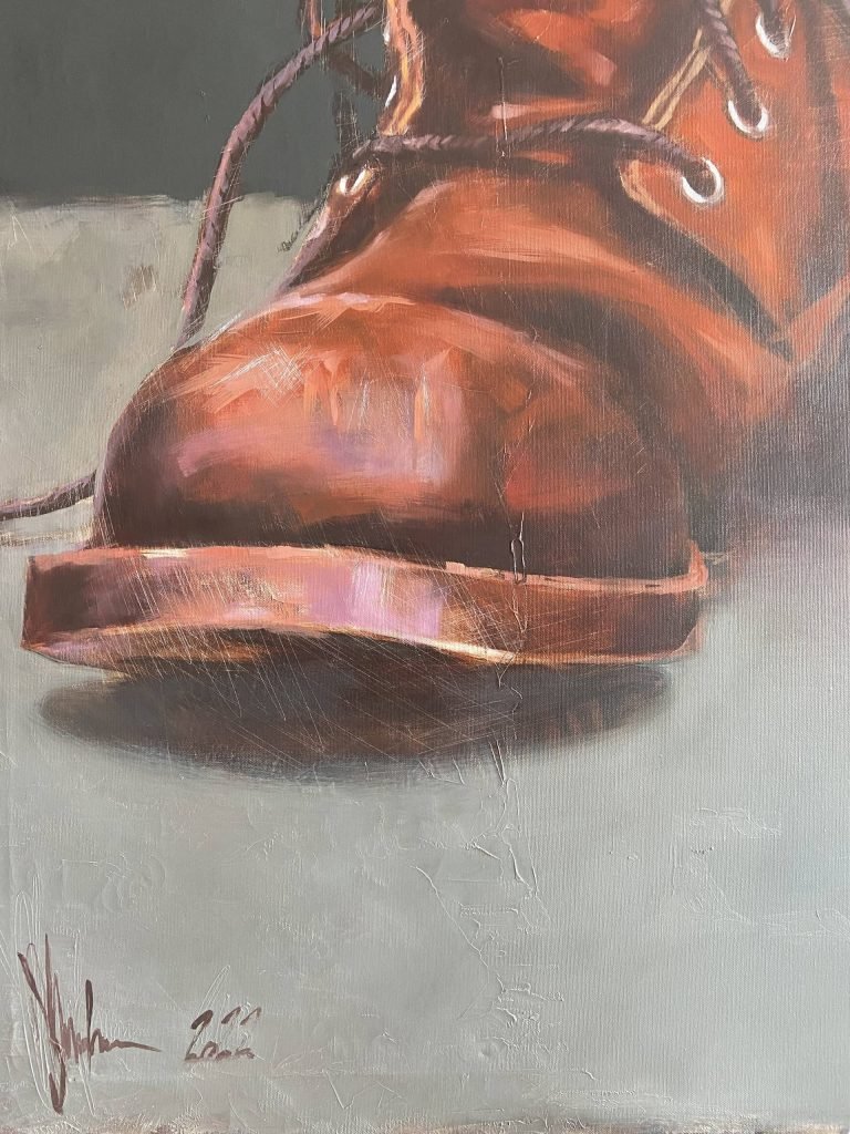Oil Painting Just Shoes by Igor Shulman