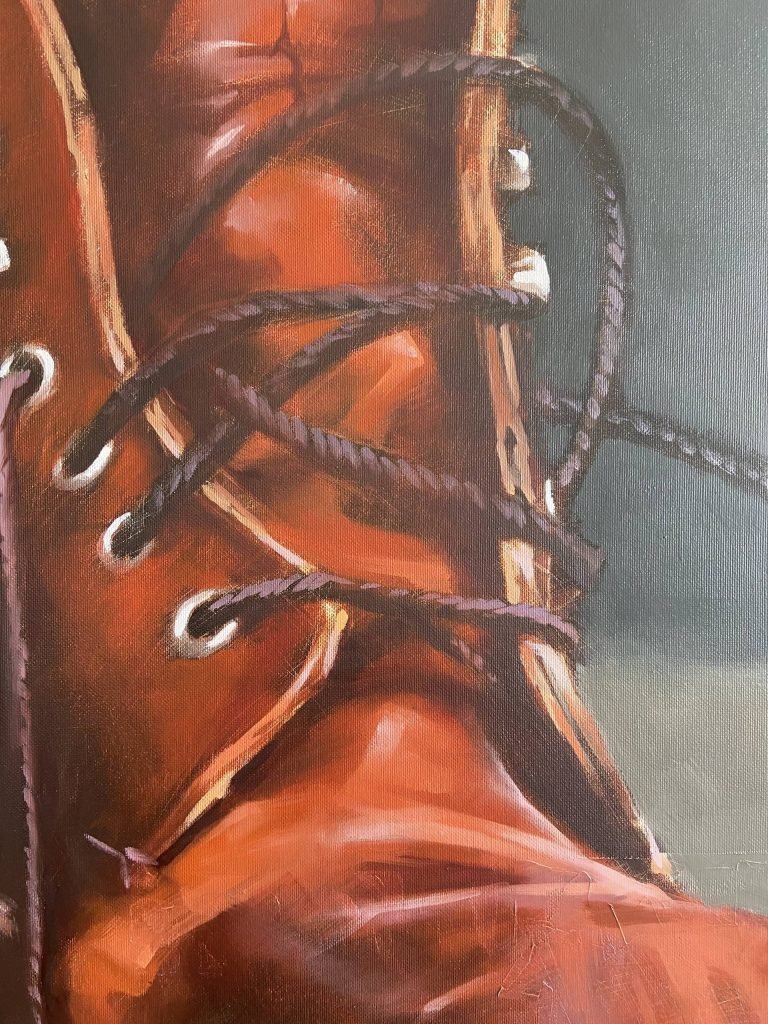 Oil Painting Just Shoes by Igor Shulman