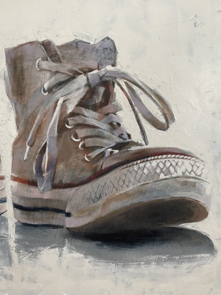 Oil Painting Just Sneakers by Igor Shulman