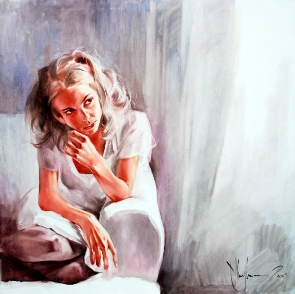 Oil Painting White Sofa (2008) Igor Shulman