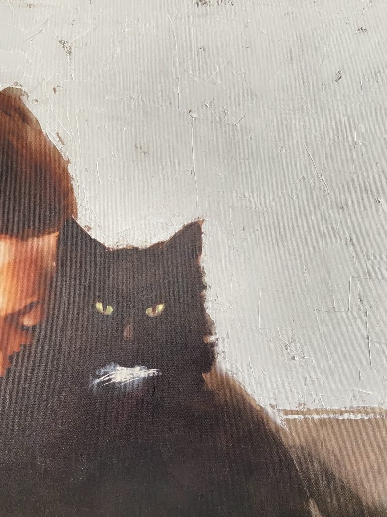 Oil Painting A Sad Portrait (2022) by Igor Shulman