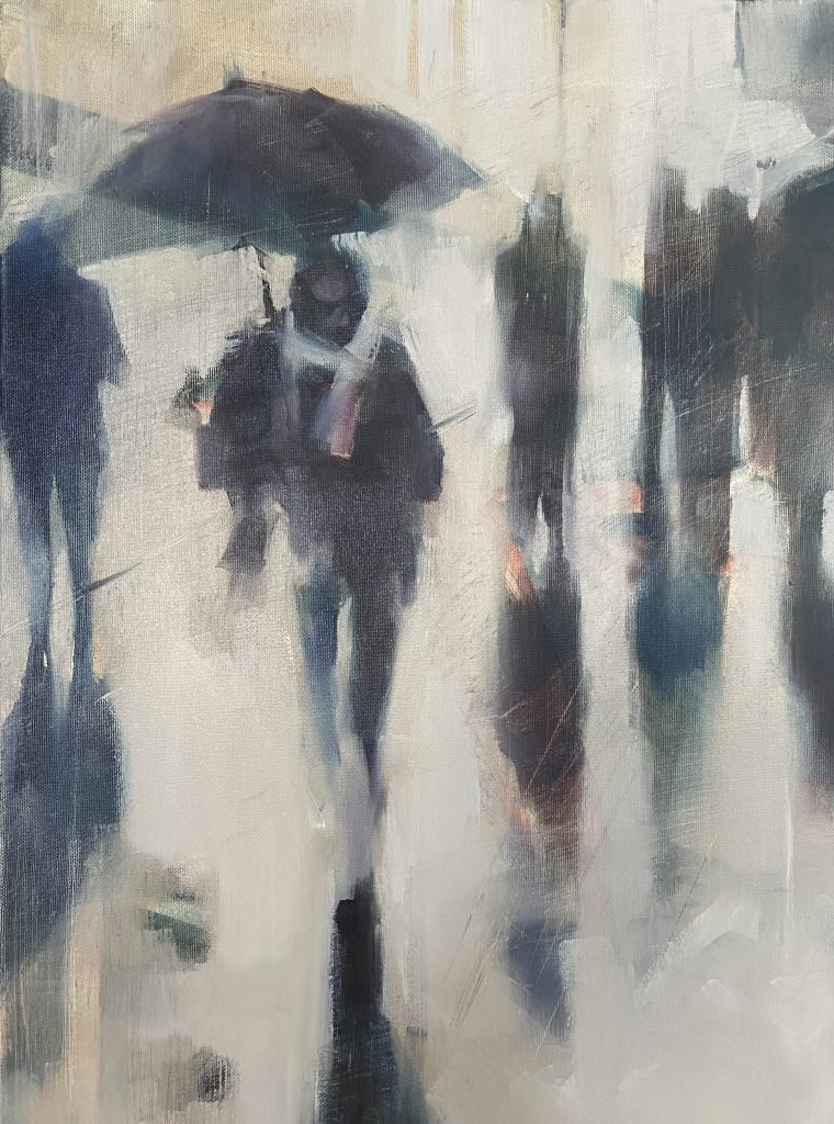 Oil Painting Rainy Afternoon (2022) Igor Shulman