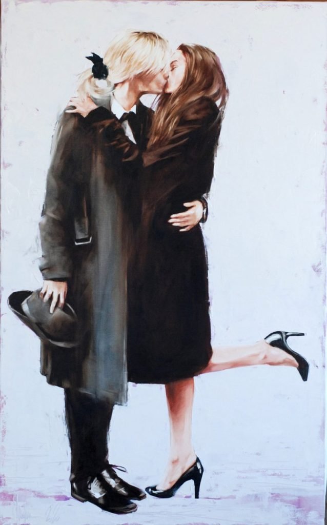 romantic couple painting Igor Shulman