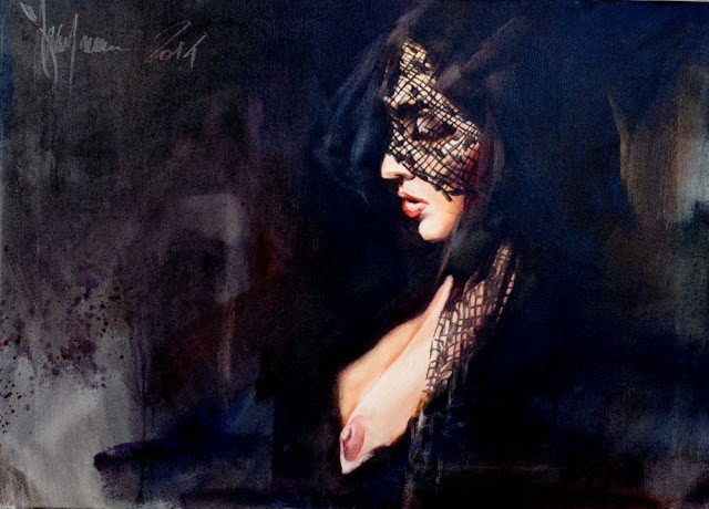 Oil Painting - Woman (2014) by Igor Shulman