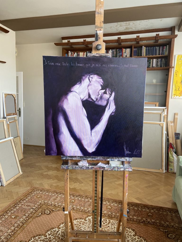 Oil Painting I Love You (2022) Igor Shulman