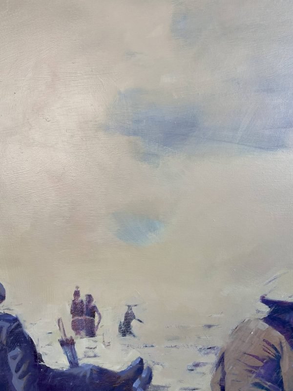Oil Painting - Retro Beach (2022) by Igor Shulman
