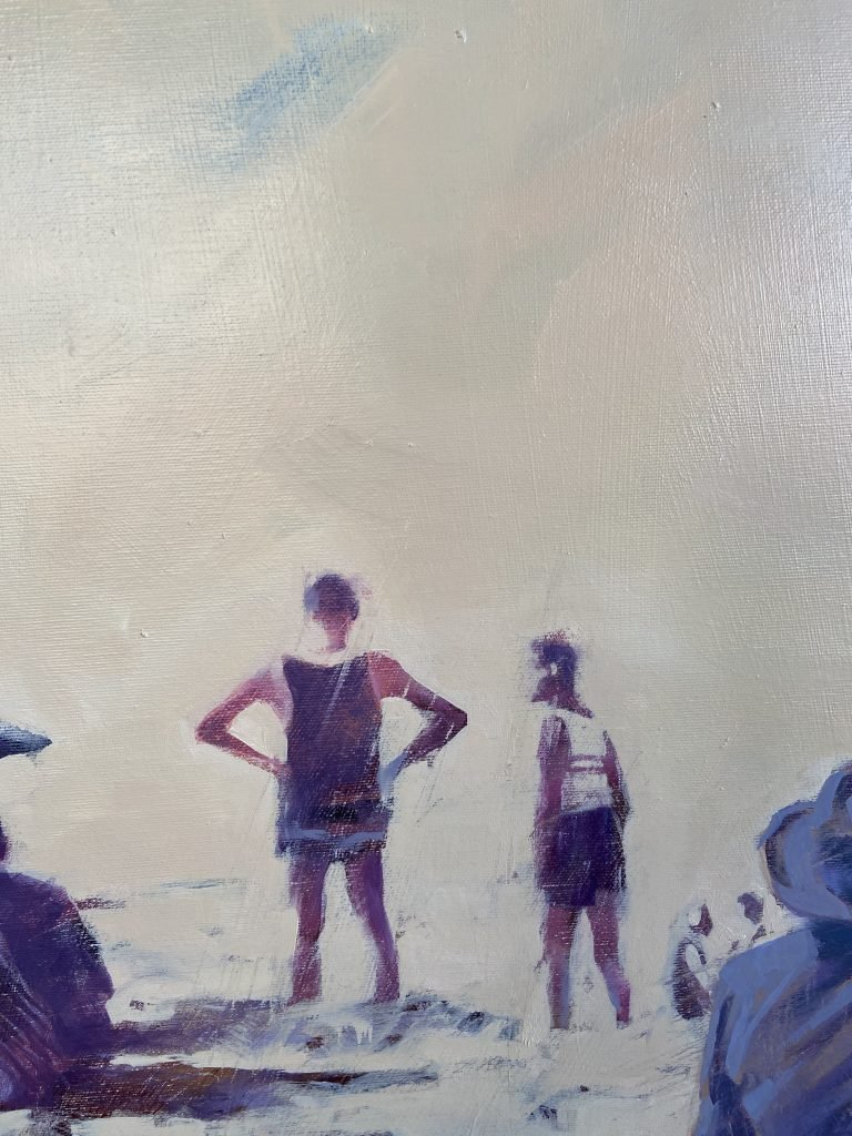 Oil Painting - Retro Beach (2022) by Igor Shulman