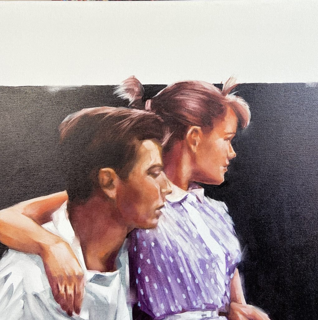 Oil painting - Parents III (2022) by Igor Shulman