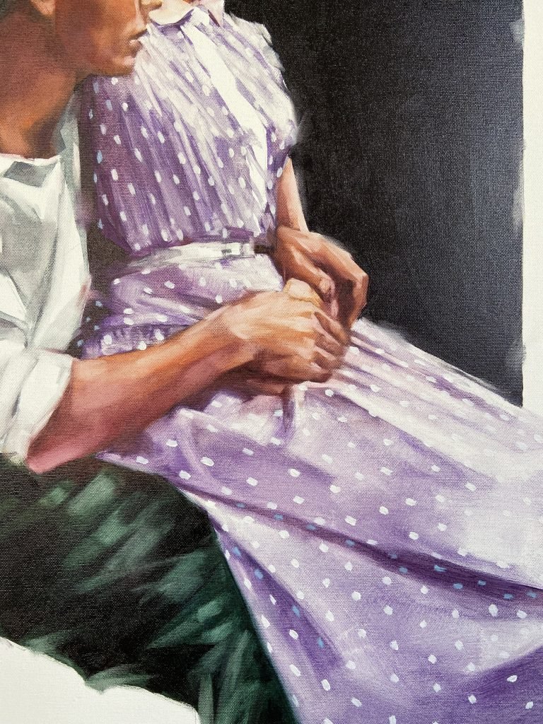Oil painting - Parents III (2022) by Igor Shulman