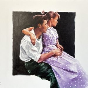 Oil painting - Parents III (2022) by Igor Shulman