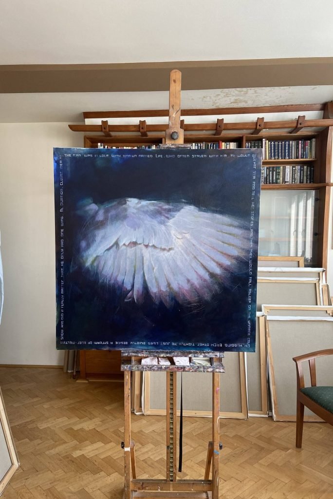 Oil Painting – Wing (2022) by Igor Shulman