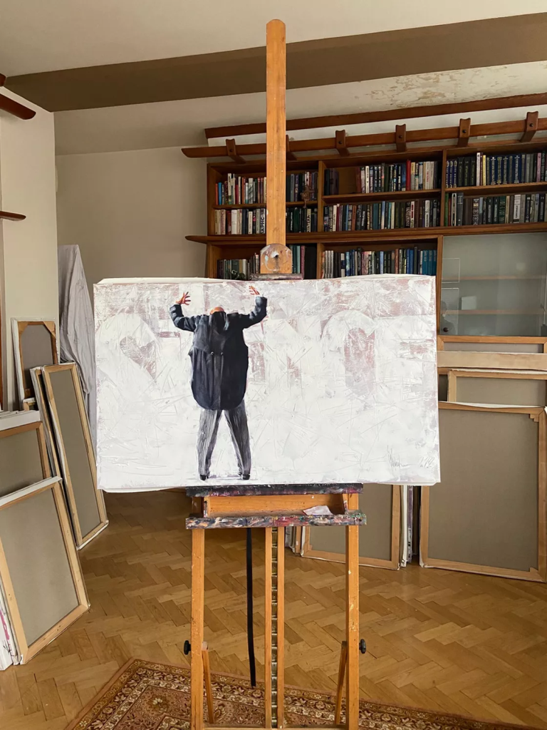 Oil Painting Silence (2022) by Igor Shulman