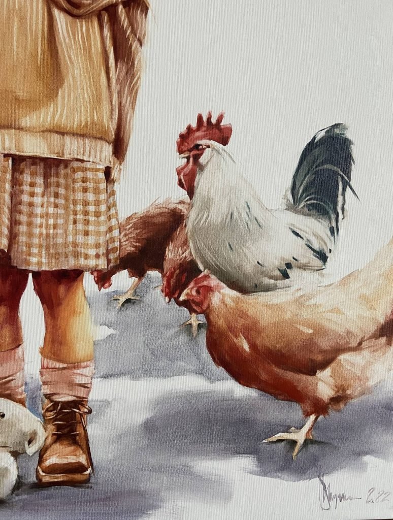 Oil Painting Summer in the Countryside (2022) by Igor Shulman