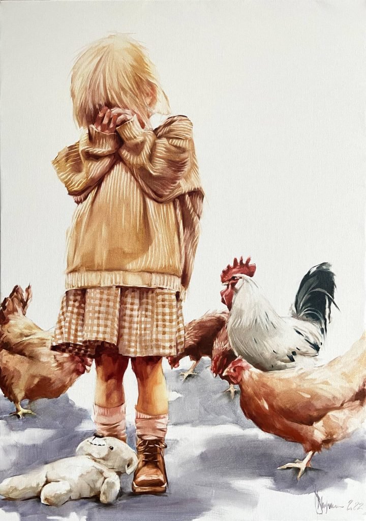 Oil Painting Summer in the Countryside (2022) by Igor Shulman