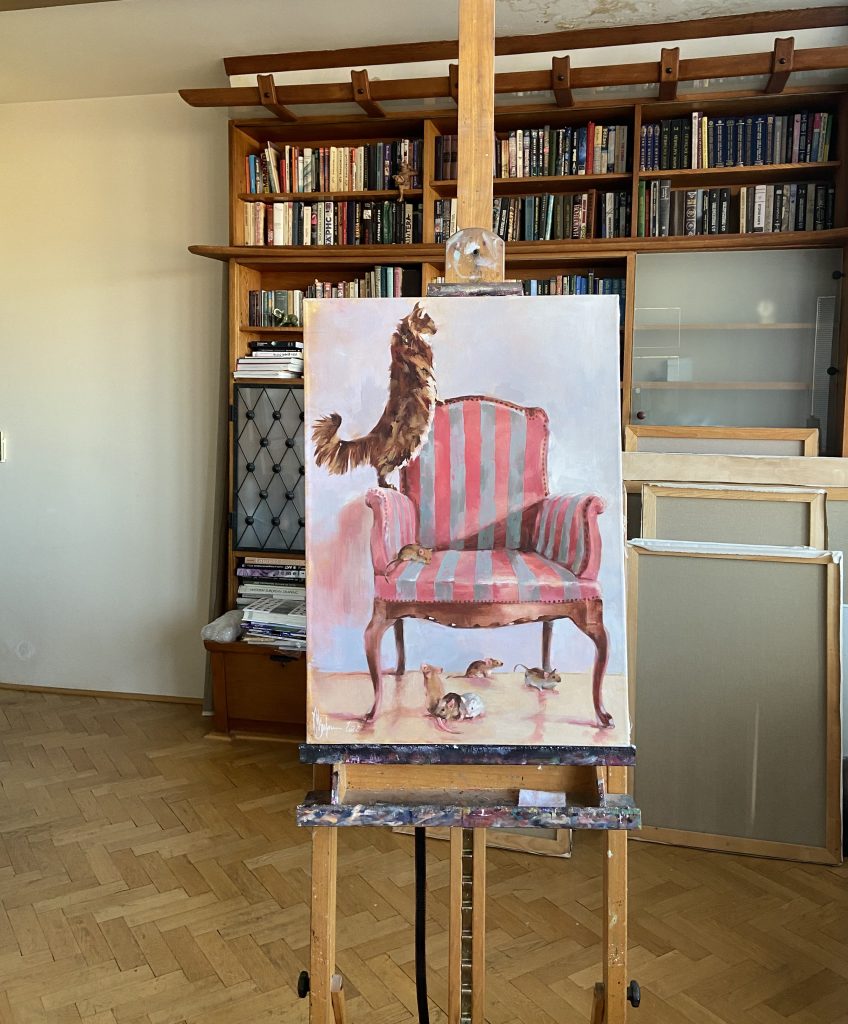 Oil Painting "A Cheerful Still Life (2022) by Igor Shulman