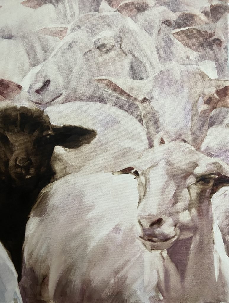 Black Sheep (2023) Oil Painting by Igor Shulman