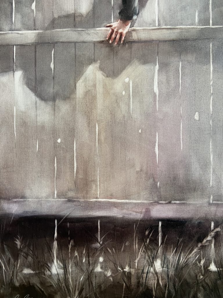 Oil Painting The Fences of my Childhood by Igor-Shulman (2023)