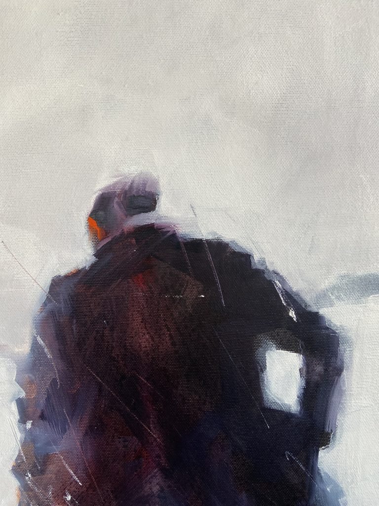 Oil painting by Igor Shulman illustrating the experience of rejection and lack of understanding