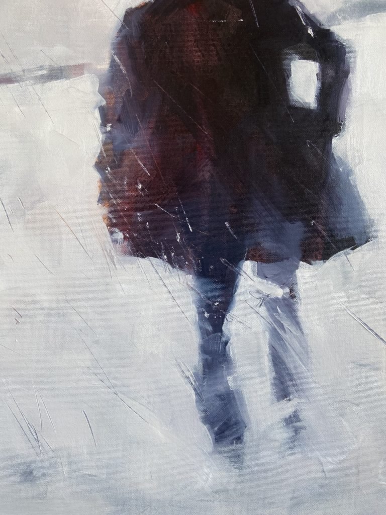 Igor Shulman's oil painting portraying how things can change without anyone's fault