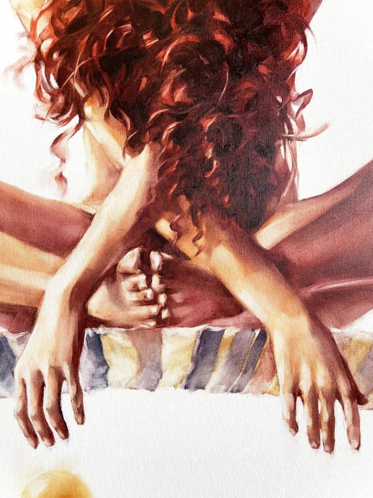 Deep Meditation Oil Painting (2023) Igor Shulman Artist