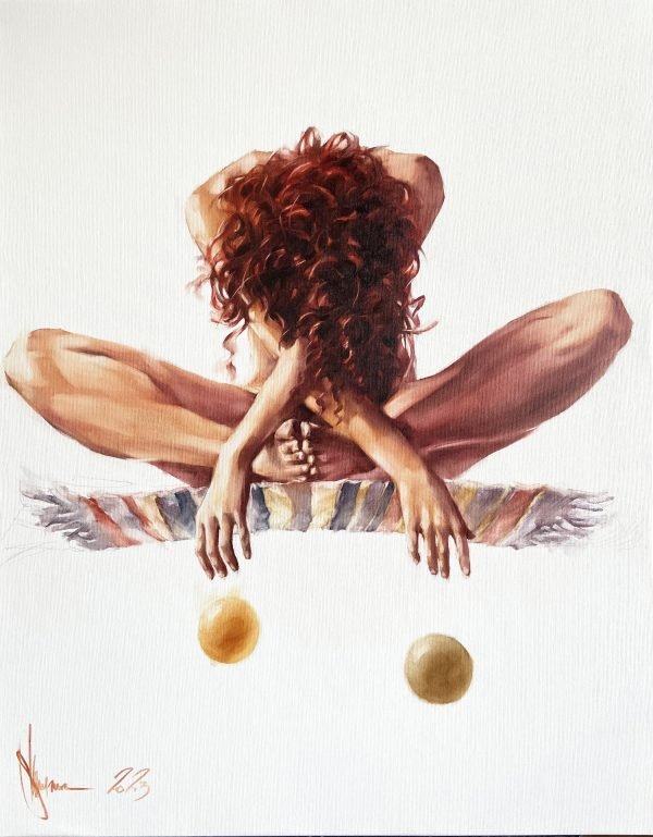Deep Meditation Oil Painting (2023) Igor Shulman Artist
