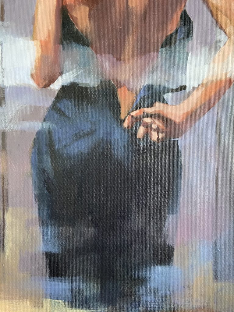 Impressionistic masterpiece by Igor Shulman, capturing the viewer's attention with its intriguing reflections.