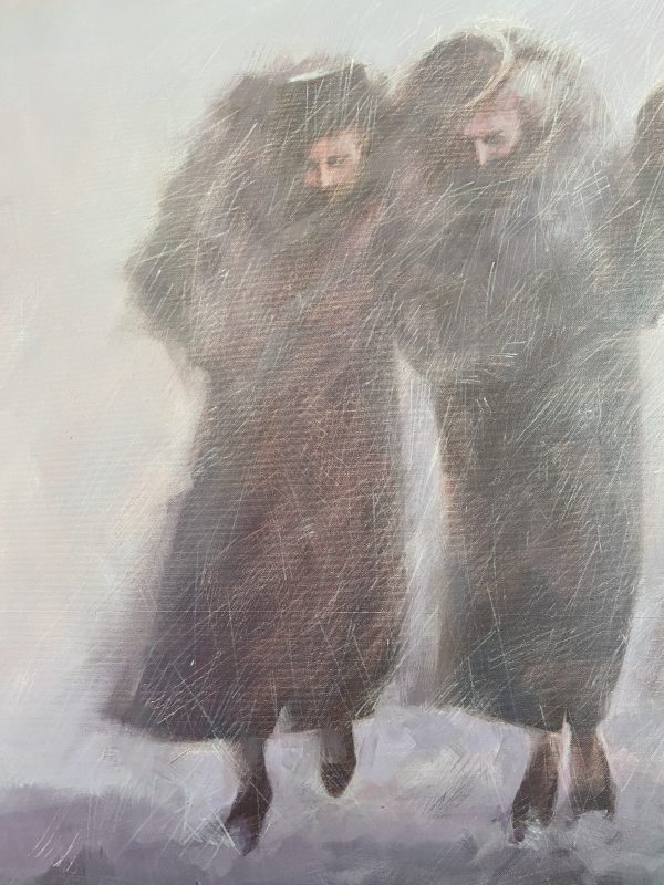 Retro Bizzard Oil Painting (2023) by Igor Shulman