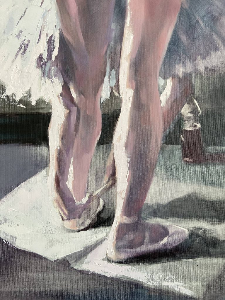 Backstage Oil Painting (2023) Igor Shulman Figurative Artist