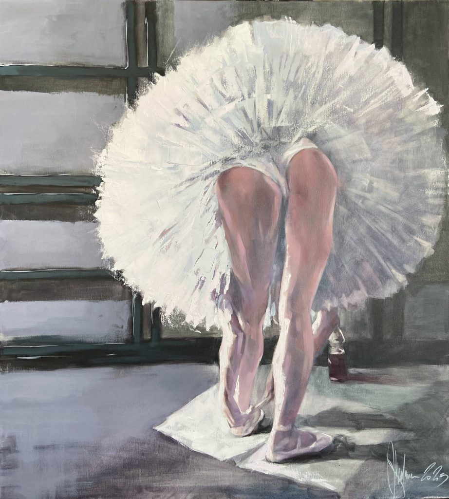 Backstage Oil Painting (2023) Igor Shulman Figurative Artist