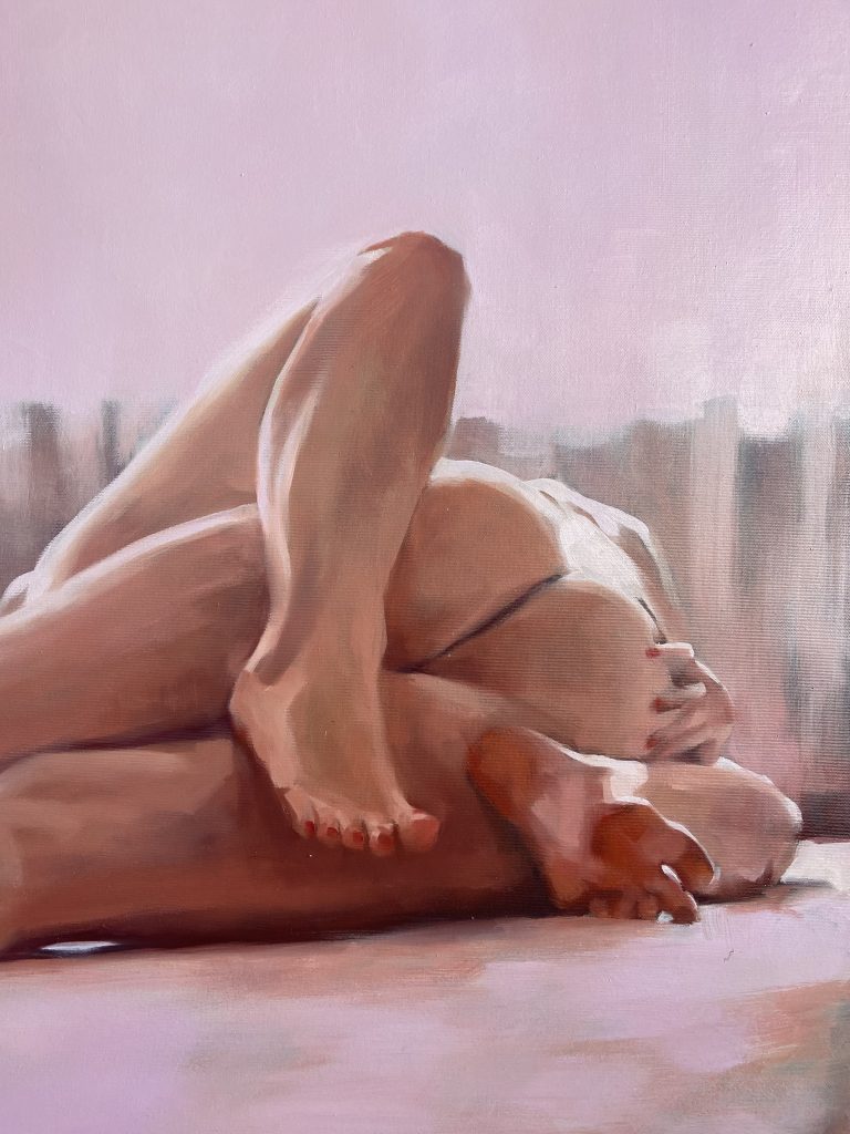 Pink Morning Oil Painting (2023) Igor Shulman
